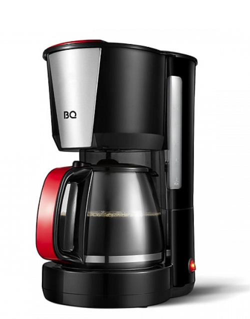 Кофеварка BQ CM1008 Черный-красный 1000 Вт.для воды: 1,25 л.электрошнур 1 м