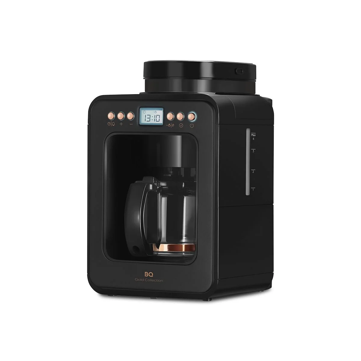 Кофеварка BQ CM7000 Черный 600 Вт,600 мл.,70 см.Капельная со встроенной кофемолкой