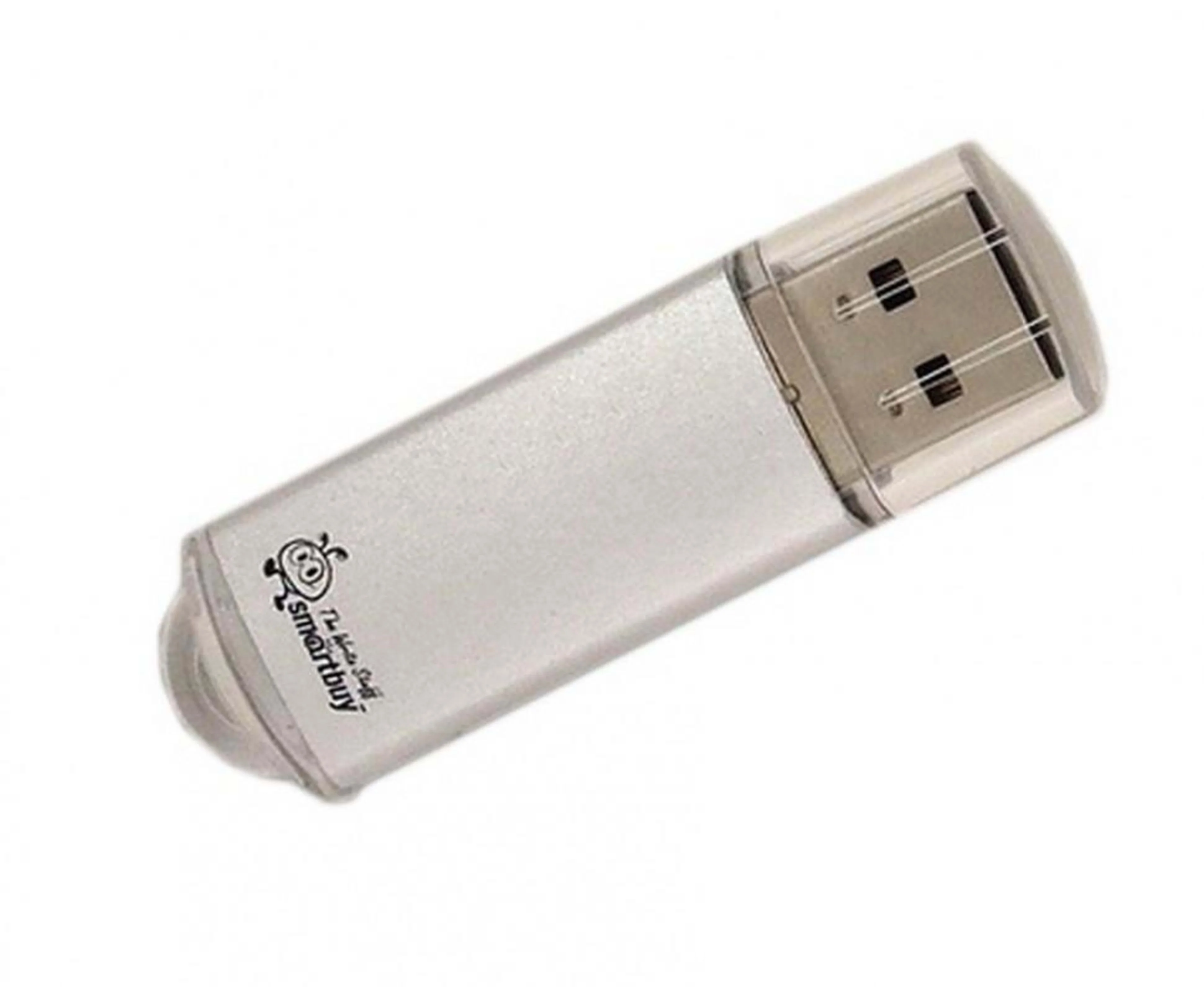 Флешка USB Smartbuy V-Cut series (SB4GbVC-S), 4Gb, USB 2.0, R/W 25/15, серебристый