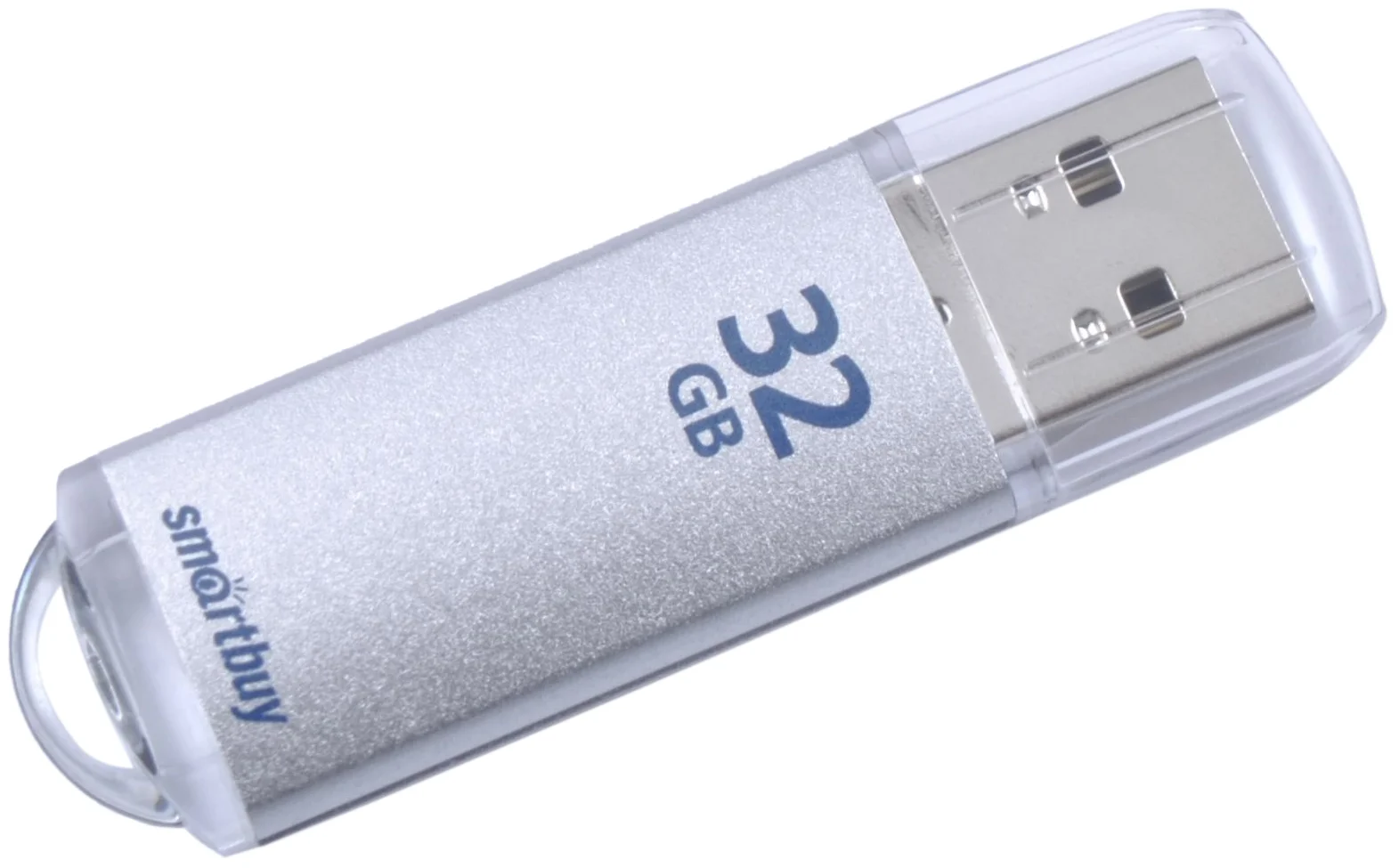 Флешка USB Smartbuy V-Cut silver (SB32GBVC-S), 16Gb, USB 2.0, R/W 25/15, серебристый