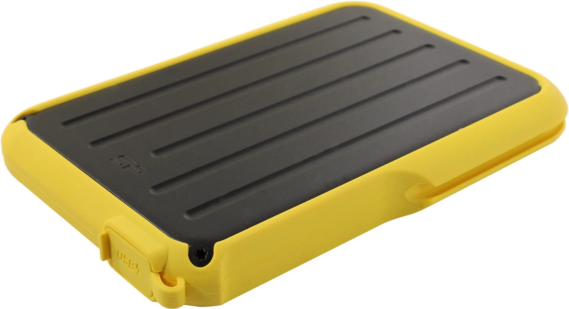 Внешний HDD 2.5" 2.0Tb Silicon Power Armor A66 SP020TbPHD66SS3Y черно-желтый (USB3.2, прорезиненный, противоударный MIL-STD-810G, пыле-влагозащищенный