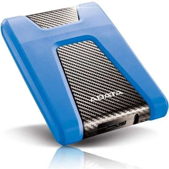 Внешний HDD 2.5" ADATA HD650, 1TB, USB 3.2 Gen 1 Type-A, 5400 rpm, синий