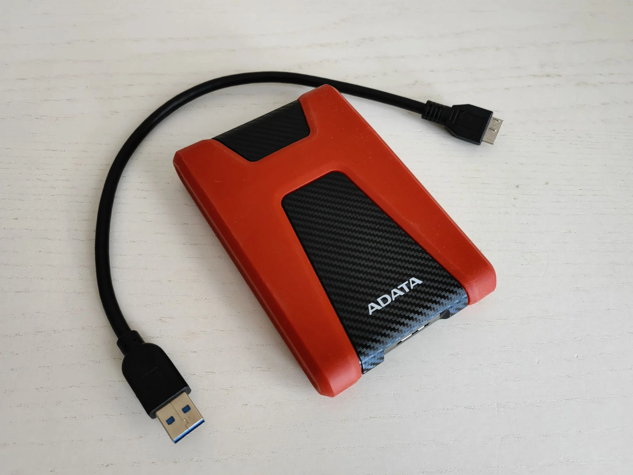 Внешний HDD 2.5" ADATA HD650, 2TB, USB 3.2 Gen 1 Type-A, 5400 rpm, красный