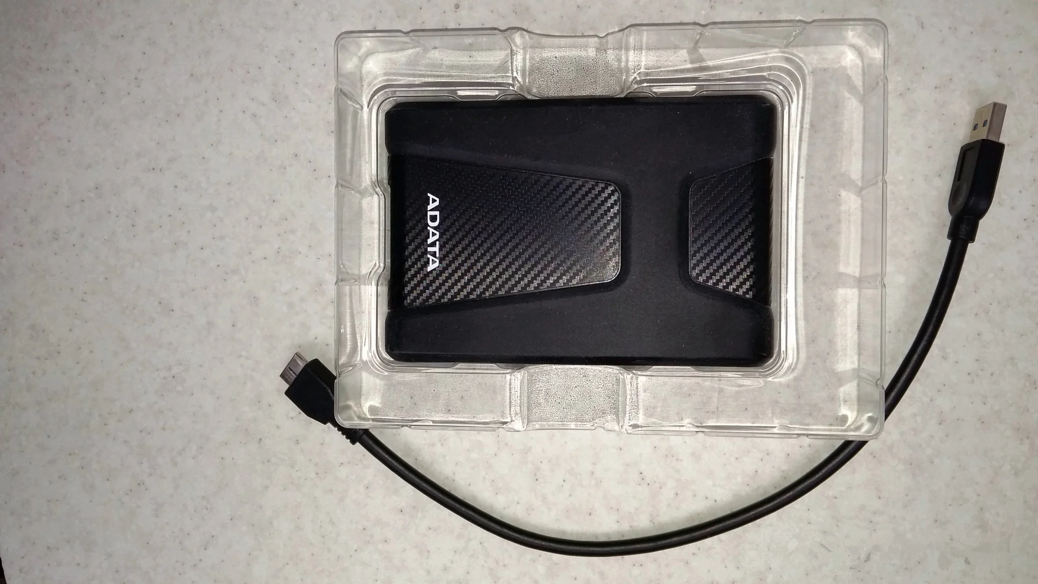 Внешний HDD 2.5" ADATA HD650, 2TB, USB 3.2 Gen 1 Type-A, 5400 rpm, черный