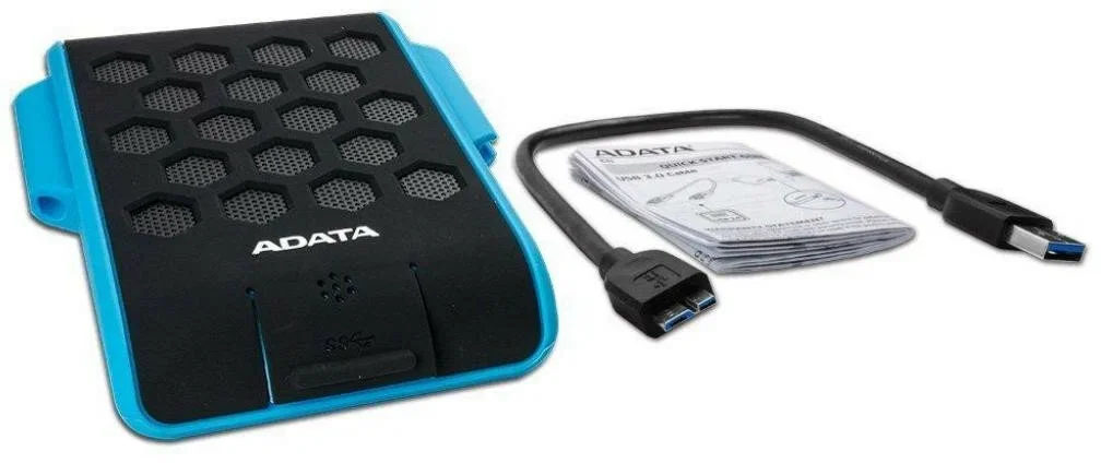 Внешний HDD 2.5" ADATA HD720, 2TB, USB 3.2 Gen 1 Type-A, 5400 rpm, синий