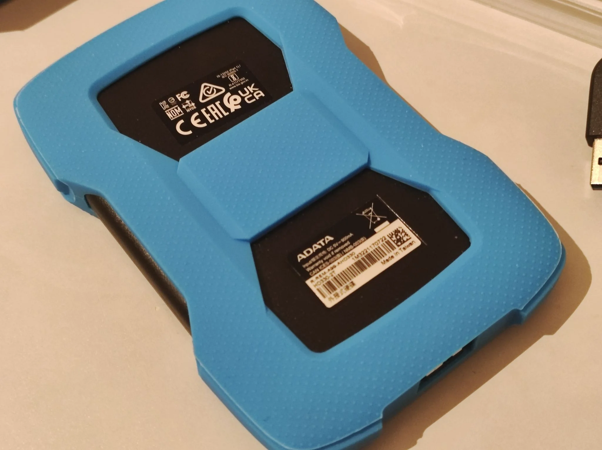 Внешний HDD 2.5" ADATA HD720, 2TB, USB 3.2 Gen 1 Type-A, 5400 rpm, синий