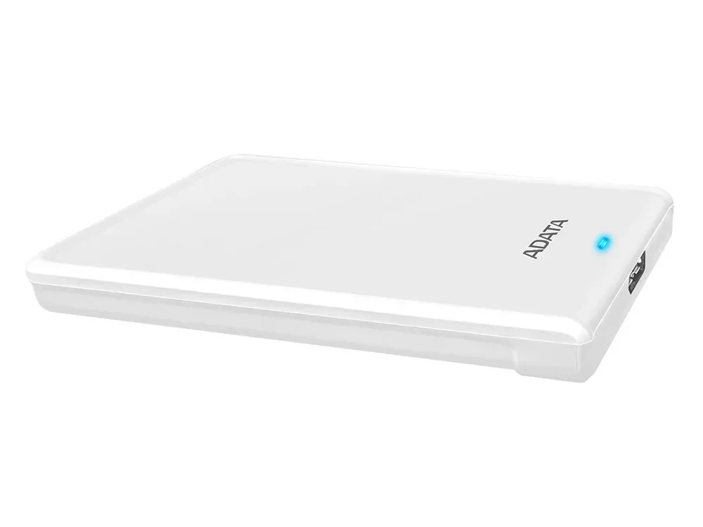 Внешний HDD 2.5" ADATA HV620S, 1TB, USB 3.2 Gen 1 Type-A, 5400 rpm, белый