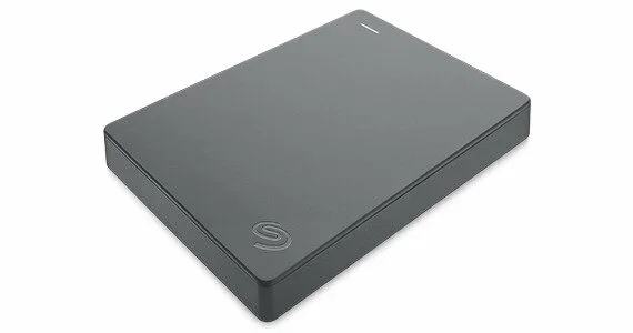 Внешний HDD 2.5" Seagate Basic, 2TB, USB 3.2 Gen 1 Type-A, 5400 rpm, серый