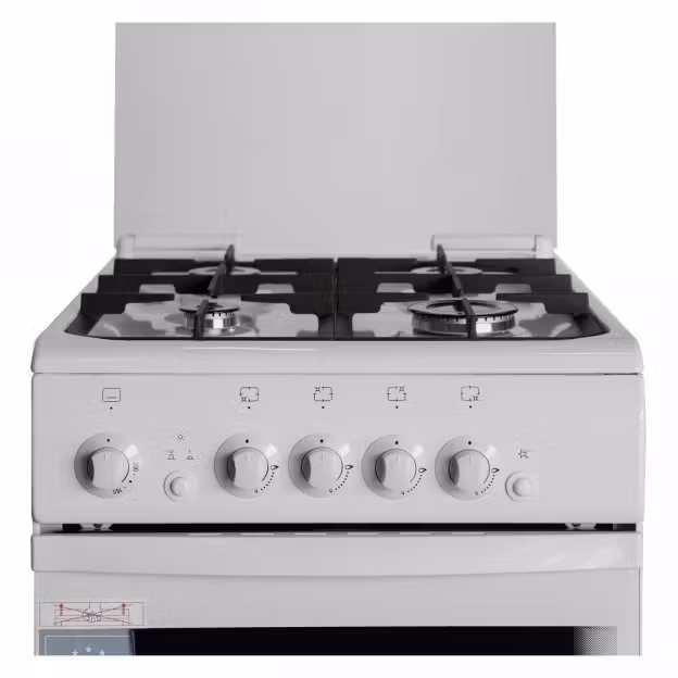 Газовая плита De luxe 506040.04 г (крышка) ЧР