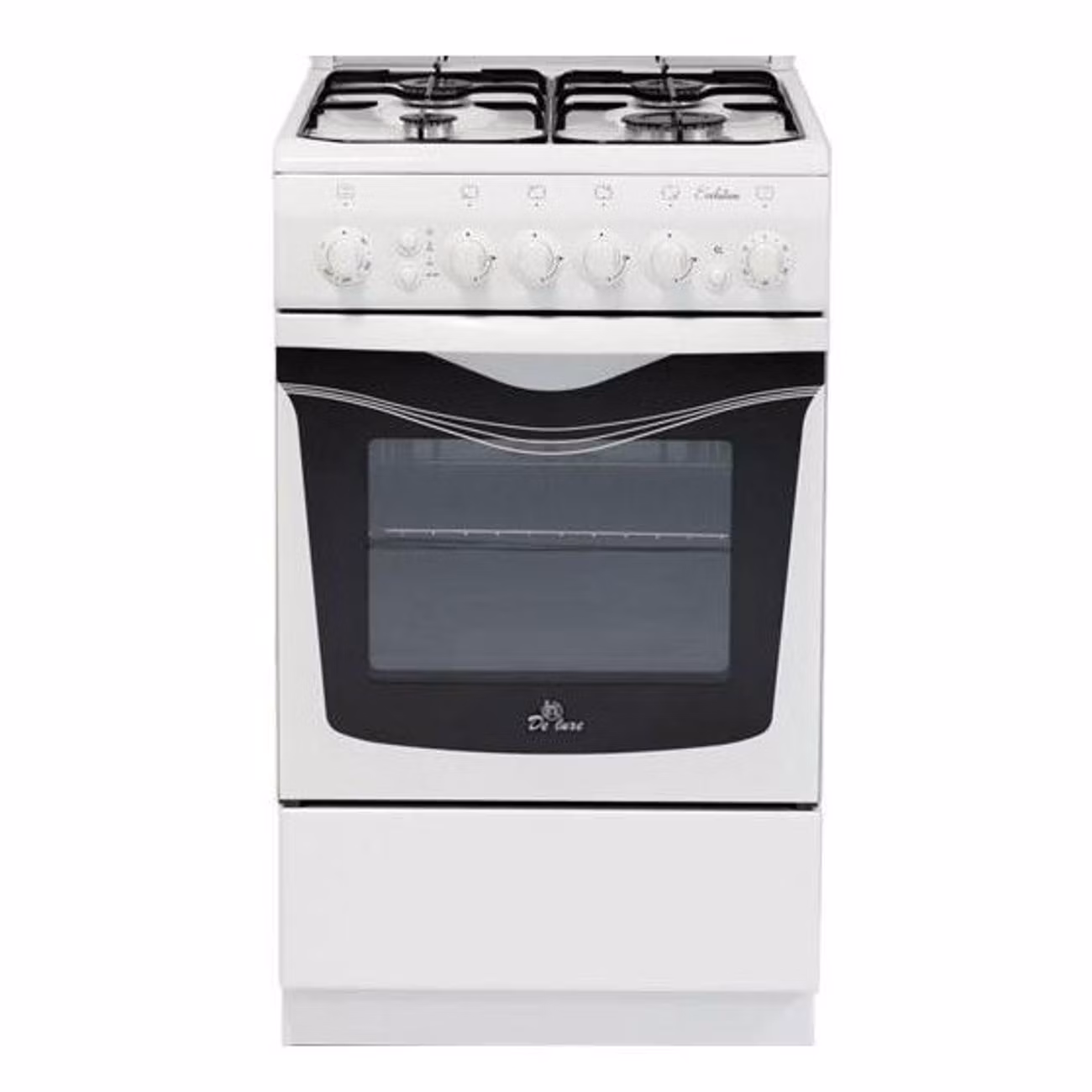 Газовая плита De luxe 506040.11 г (крышка) ЧР