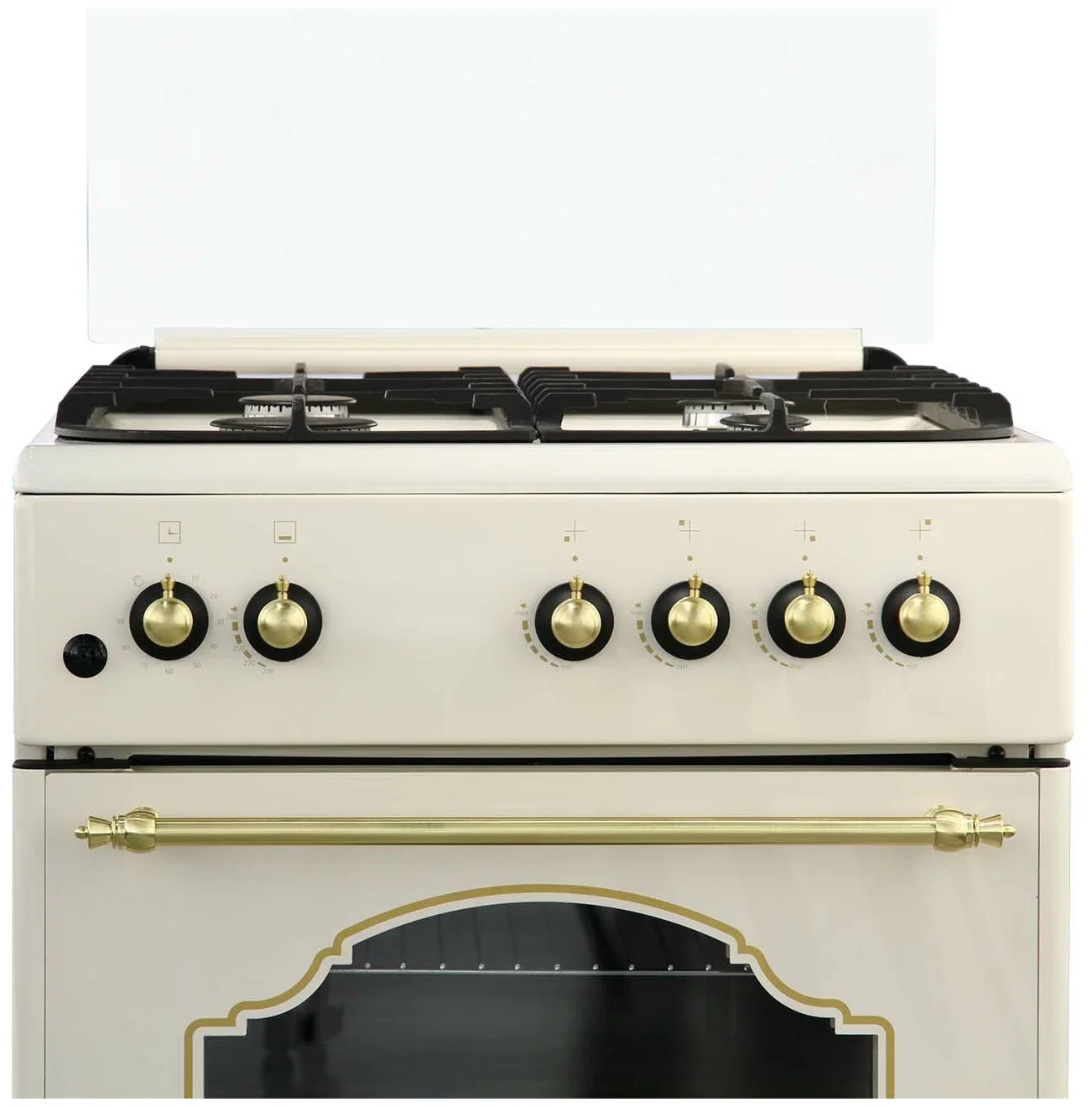 Газовая плита De luxe 606040.24г 006 беж. Ретро