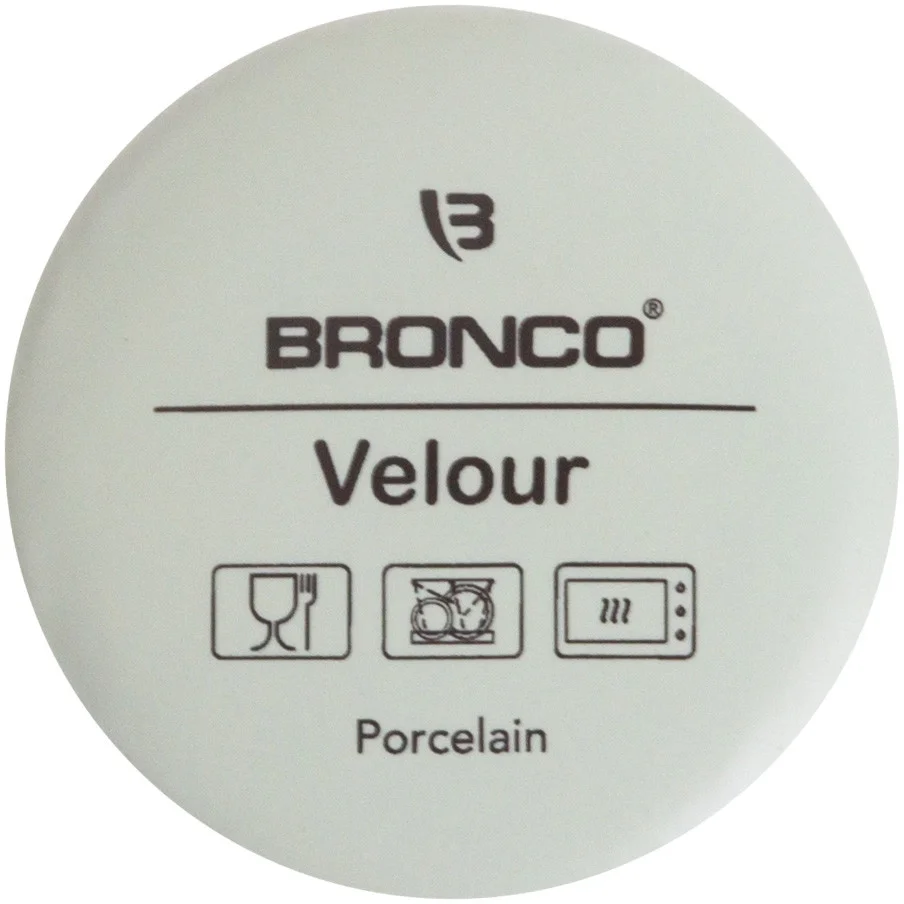 КРУЖКА BRONCO "VELOUR" 400 МЛ  МЯТНАЯ (МАЛ=4ШТ/КОР=24ШТ.)