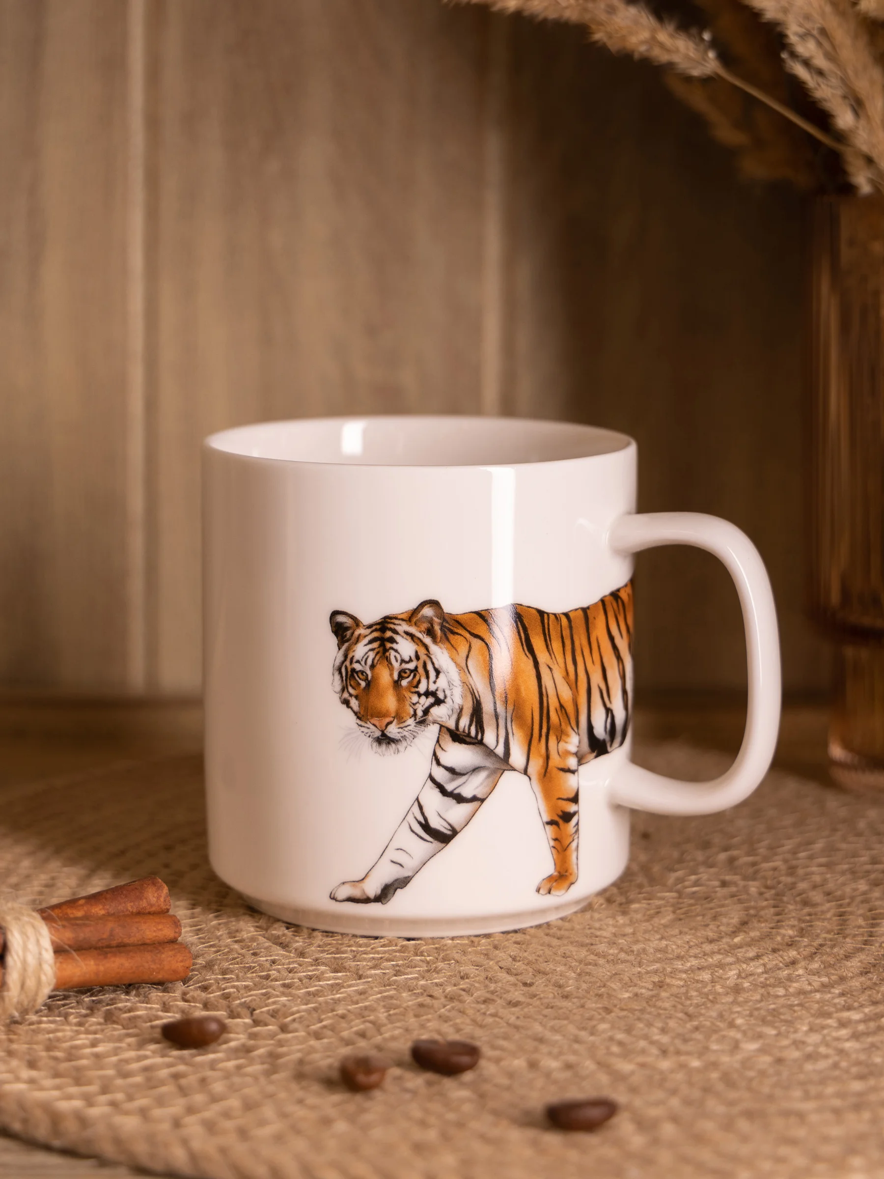 КРУЖКА LEFARD "ANIMAL WORLD" ТИГР 400 МЛ (КОР=24ШТ.)