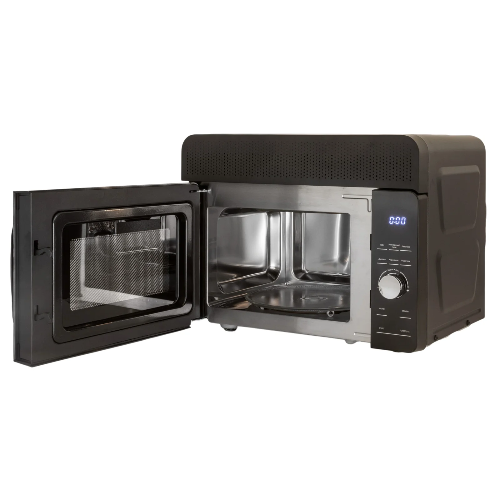 СВЧ печь-гриль Pioneer MW320D 4 в 1 СВЧ, аэрогриль, гриль,мини-печь 1500Вт, 20л, конвекция