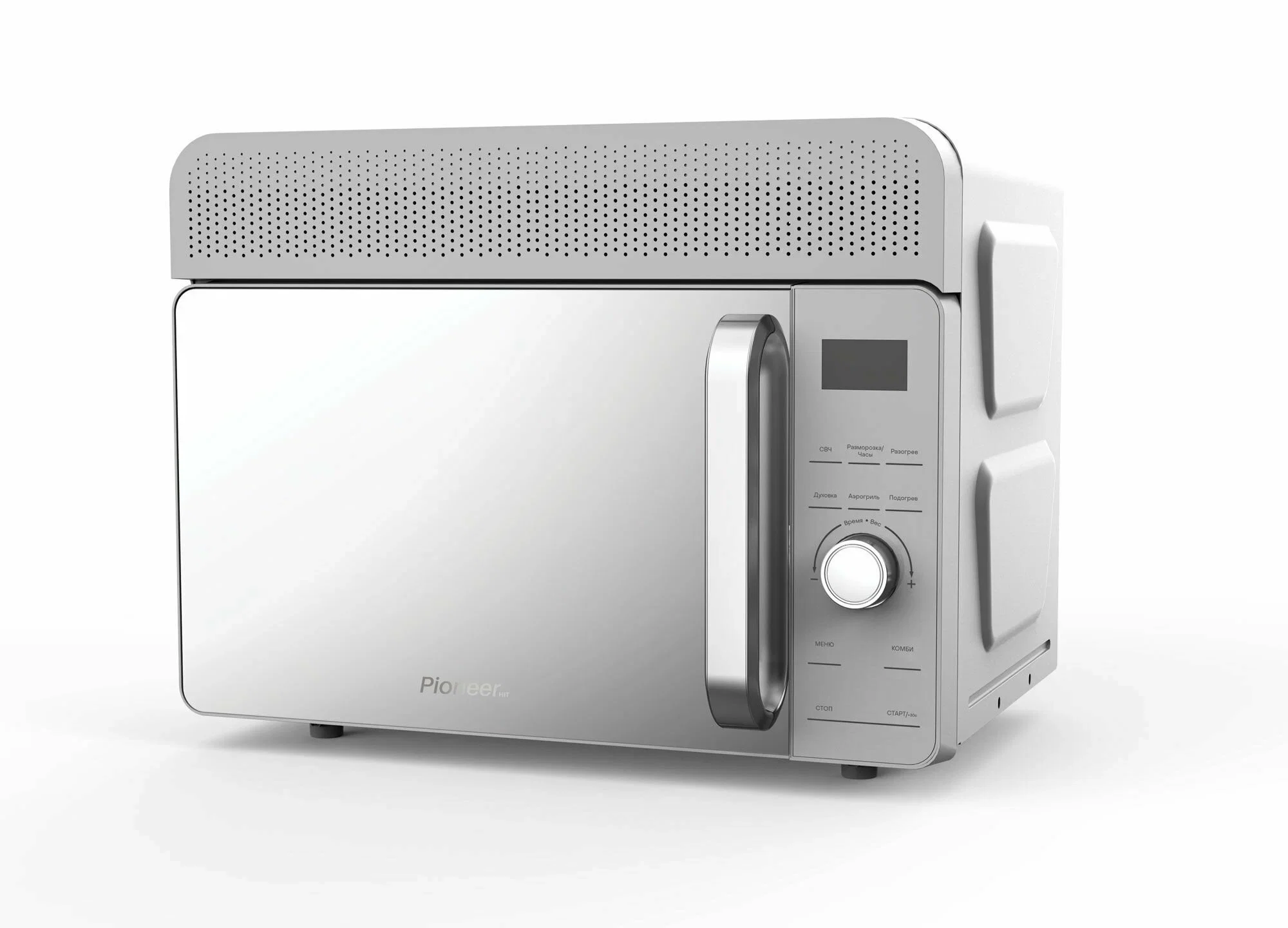 СВЧ печь-гриль Pioneer MW325D 4 в 1: СВЧ, аэрогриль, гриль, мини-печь 1500Вт, 20л, конвекция
