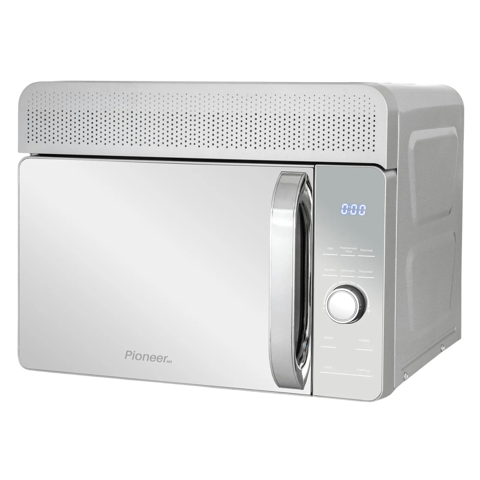СВЧ печь-гриль Pioneer MW325D 4 в 1: СВЧ, аэрогриль, гриль, мини-печь 1500Вт, 20л, конвекция