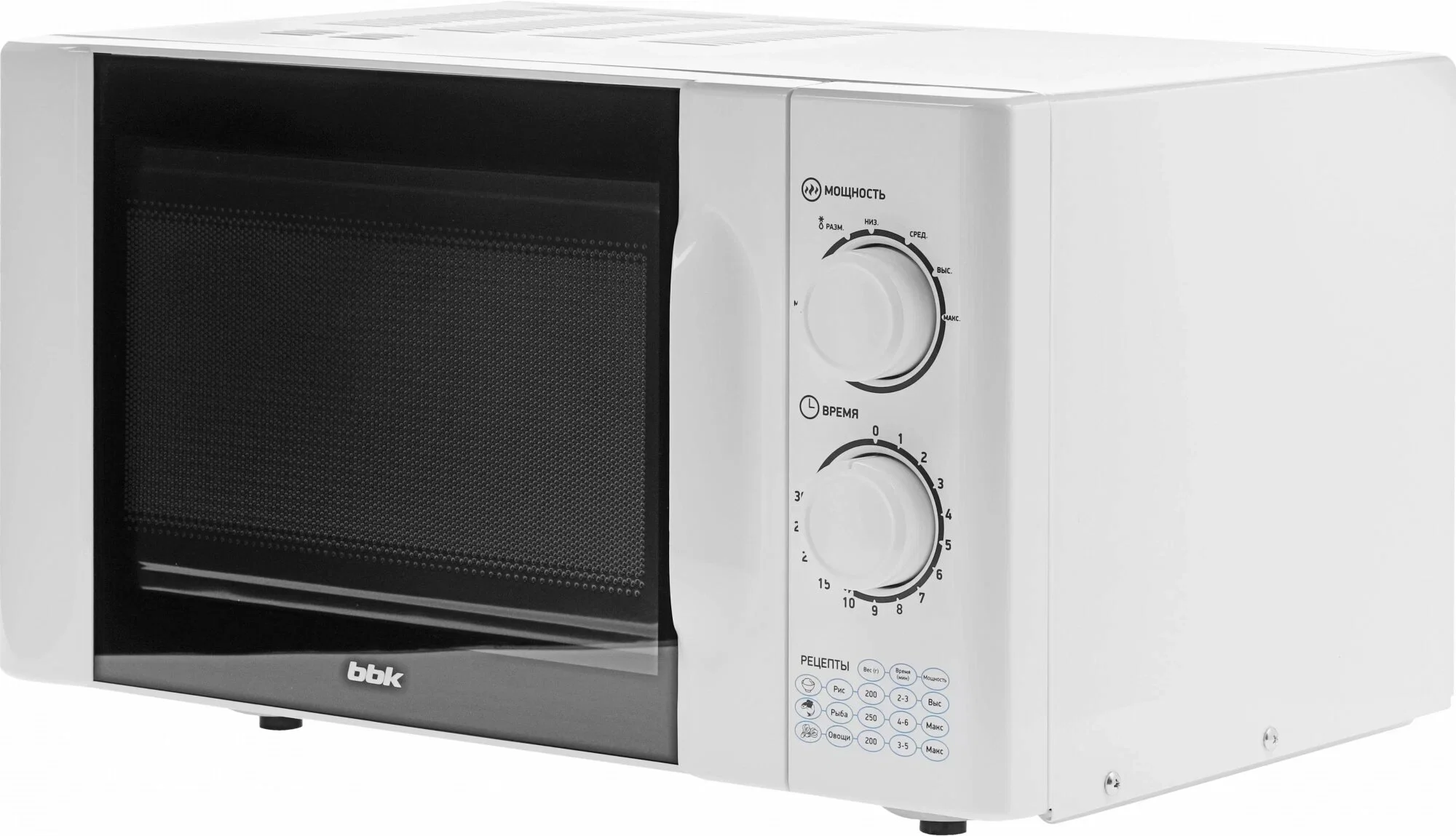 СВЧ печь-соло BBK 23MWS-927M/W белый