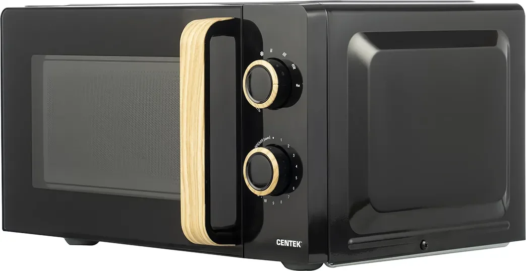 СВЧ печь-соло Centek CT-1559 черный, 20 л, 700 Вт, поворотный механизм