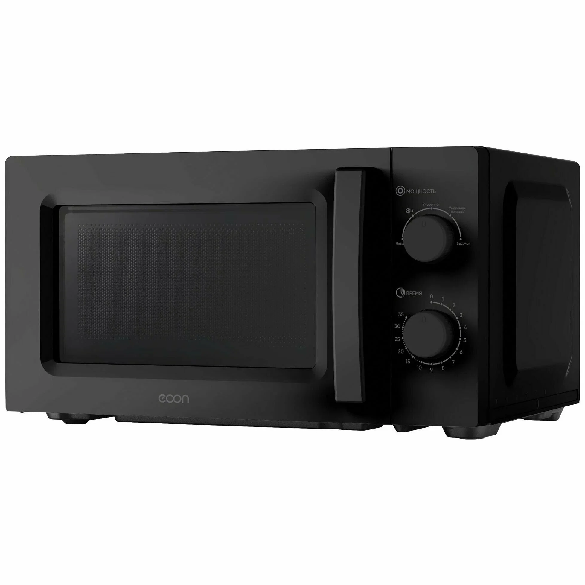 СВЧ печь-соло ECON ECO-2040M black 700Вт, 20л, механика