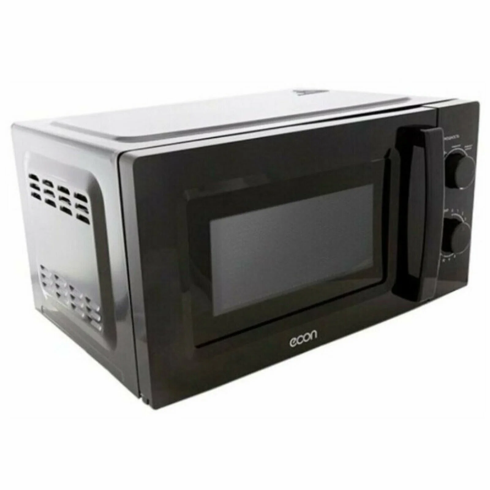 СВЧ печь-соло ECON ECO-2040M black 700Вт, 20л, механика