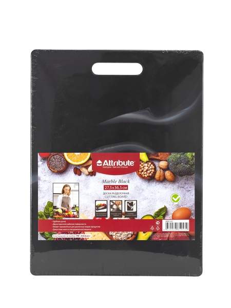 ATTRIBUTE MARBLE Black Доска разделочная  27,5х36,5см