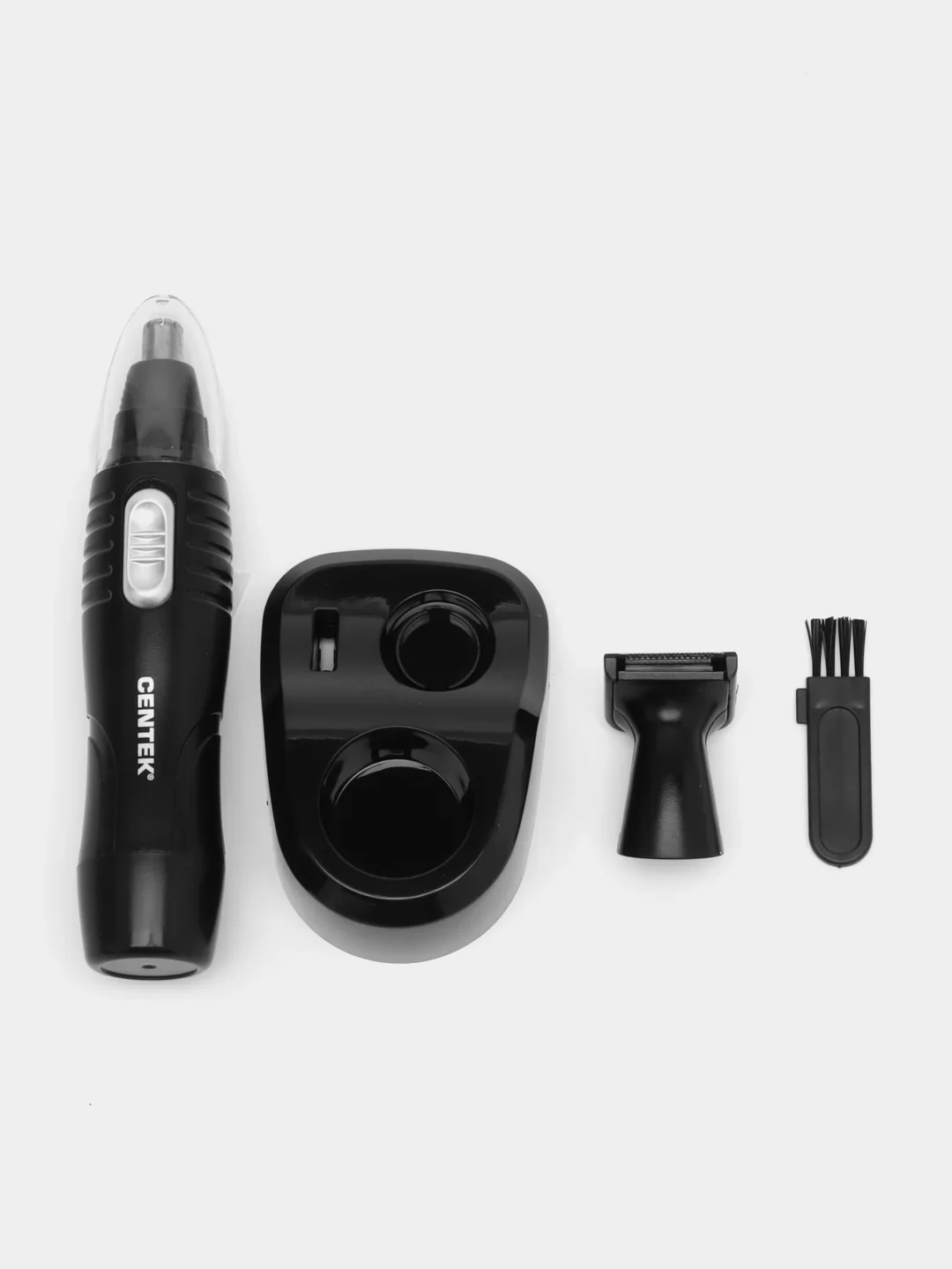 Триммерный набор Centek CT-2179 (черный/серебр) ТРИММЕР 3 В1 + BARBER-СТАЙЛЕР ДЛЯ БОРОДЫ И УСОВ