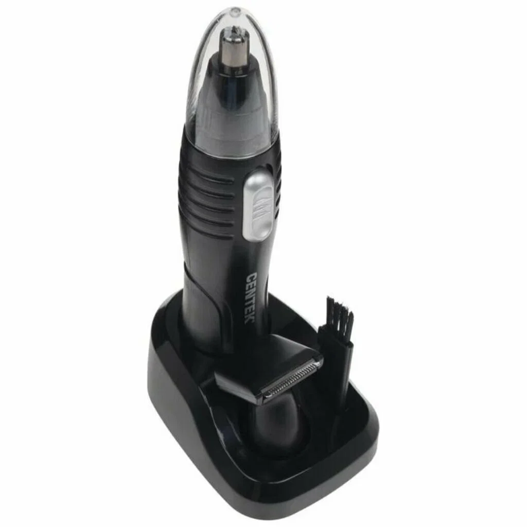 Триммерный набор Centek CT-2179 (черный/серебр) ТРИММЕР 3 В1 + BARBER-СТАЙЛЕР ДЛЯ БОРОДЫ И УСОВ