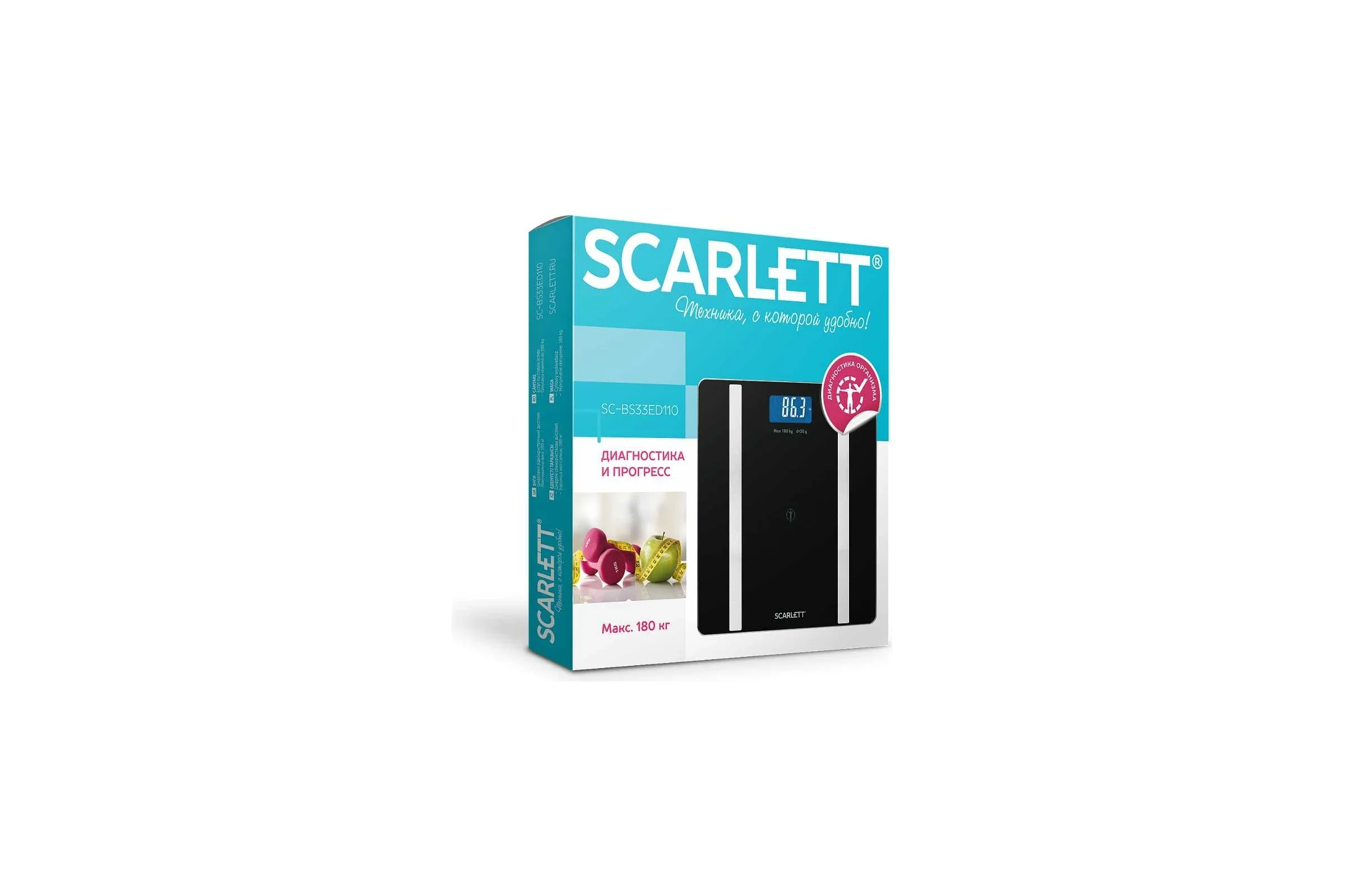 Весы Scarlett SC-BS33ED110 (черный)