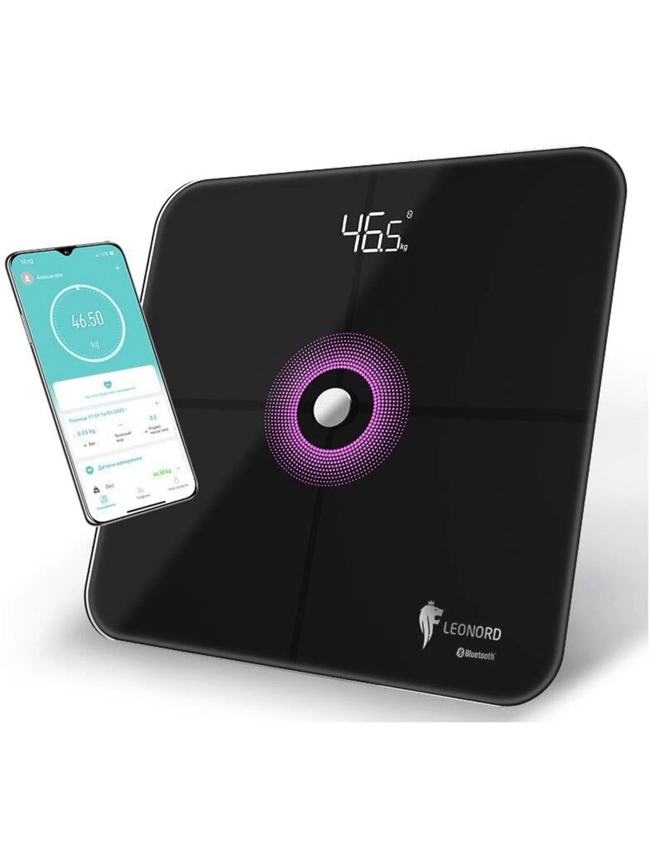 Весы напольные LEONORD LE-1274 Bluetooth (109930)