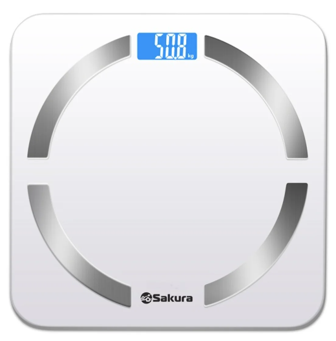 Весы напольные Sakura SA-5056W 180кг элек доп.функц бел