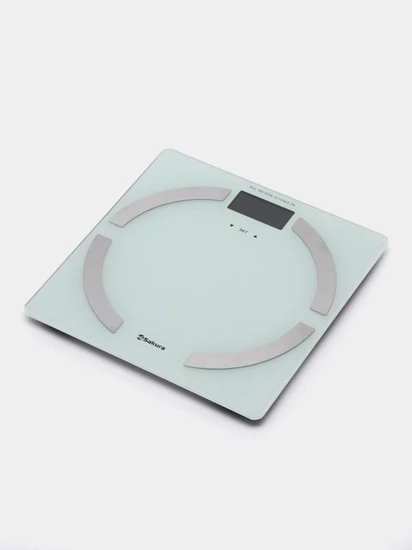 Весы напольные Sakura SA-5056W 180кг элек доп.функц бел