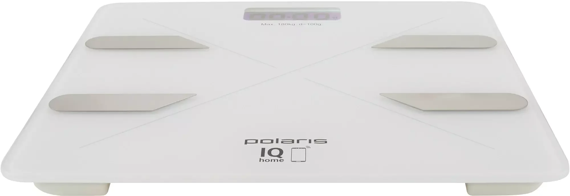 Весы напольные электронные Polaris PWS 1898 IQ Home макс.180кг белый