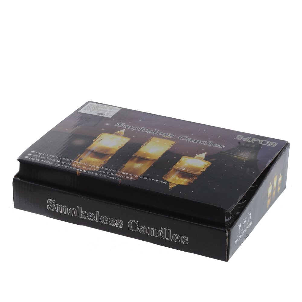 РЕМЕКО Изделие декоративное с подсветкой "Свеча" (3xLR54) (блок 24шт), L3,5 W3,5 H5 см