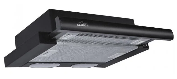 Вытяжка Elikor Интегра 50П-400-В2Л КВ II М-400-50-250 черный/нерж.
