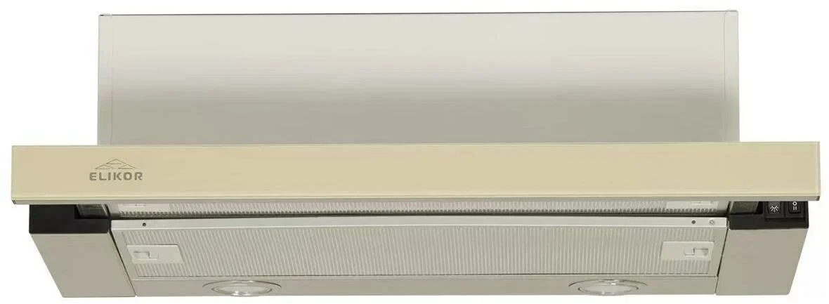 Вытяжка Elikor Интегра GLASS 50Н-400-В2Д КВ II М-400-50-248 нерж./стекло бежевое