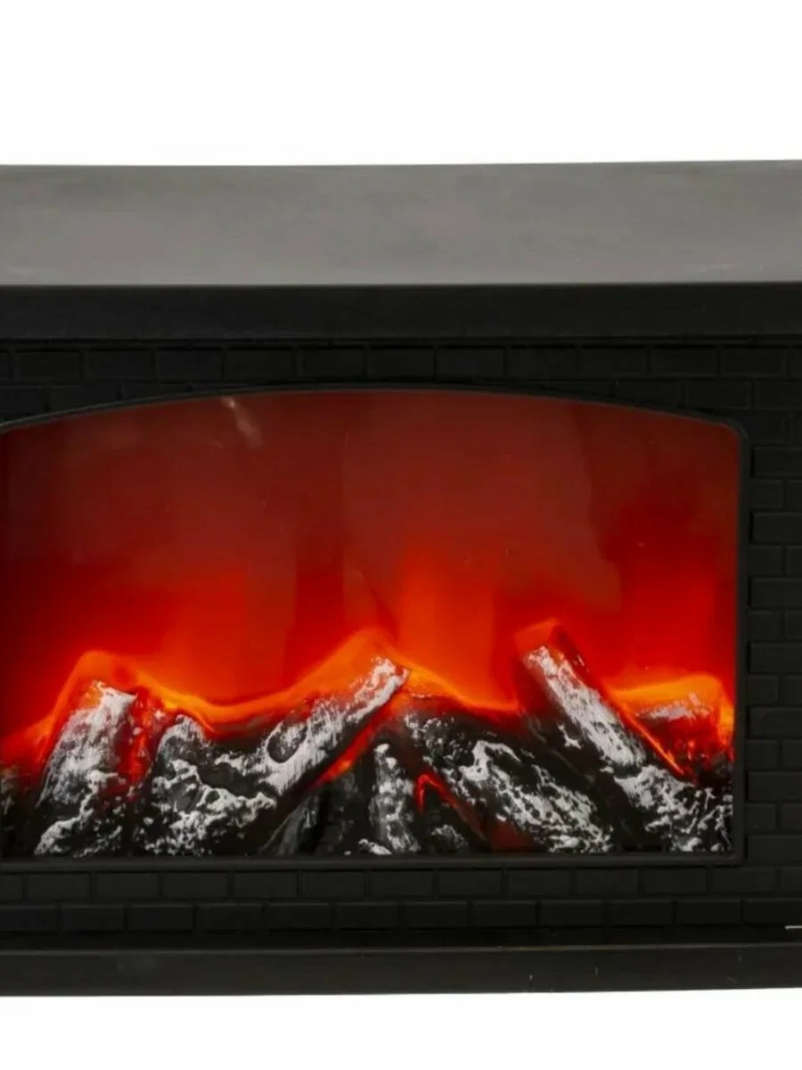 Изделие декоративное "Камин", L25 W13,5 H18 см, (подсветка, USB, 3xLR14 не прилаг.)