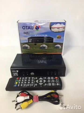 Телевизионные приставки DVB-T2 OTAU T8000 диспл, металл, кнопки
