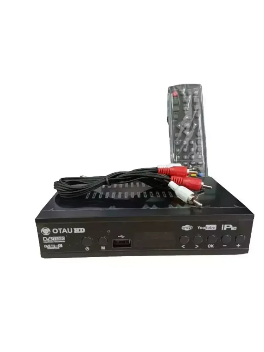 Телевизионные приставки DVB-T2 OTAU T8000 диспл, металл, кнопки