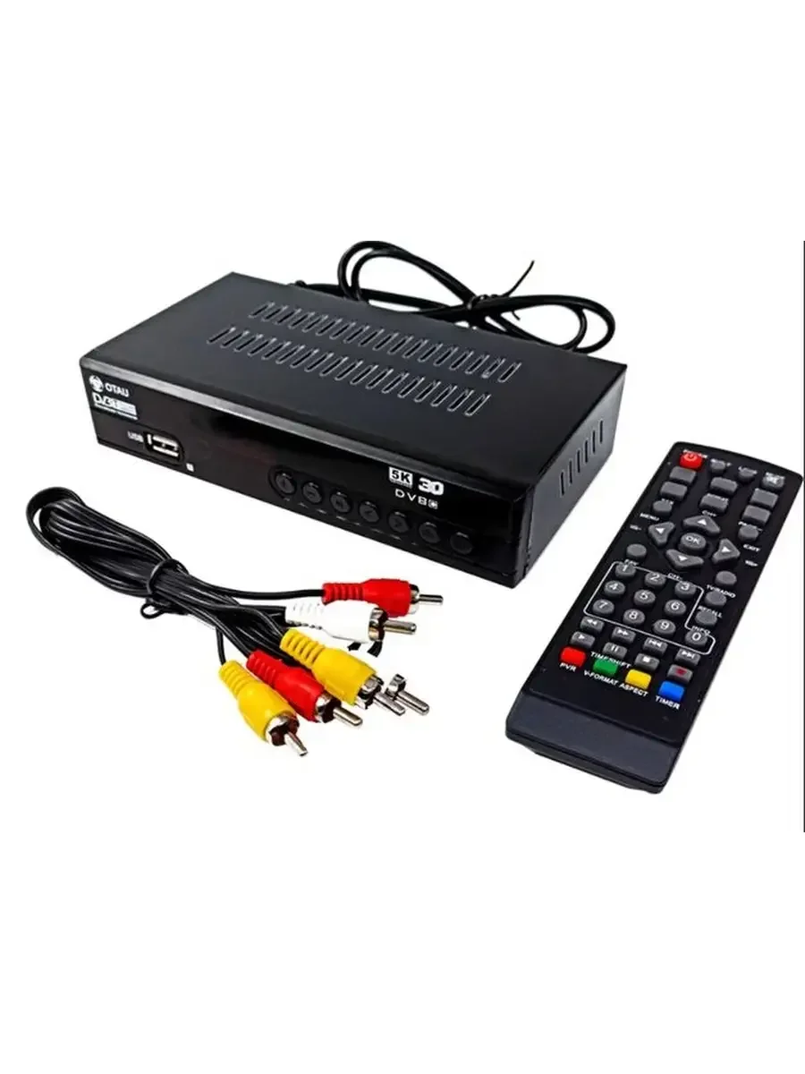 Телевизионные приставки DVB-T2 OTAU T8000 диспл, металл, кнопки