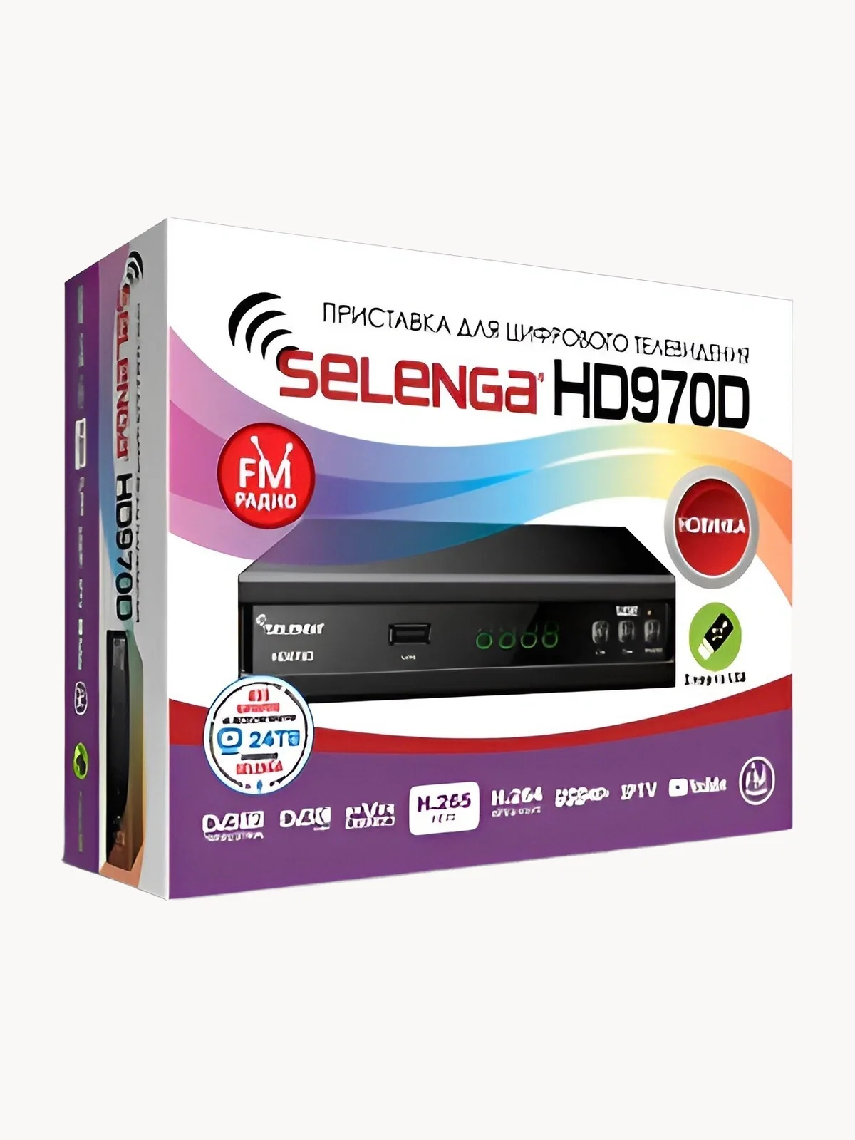Телевизионная приставка DVB-T2 SELENGA HD970D