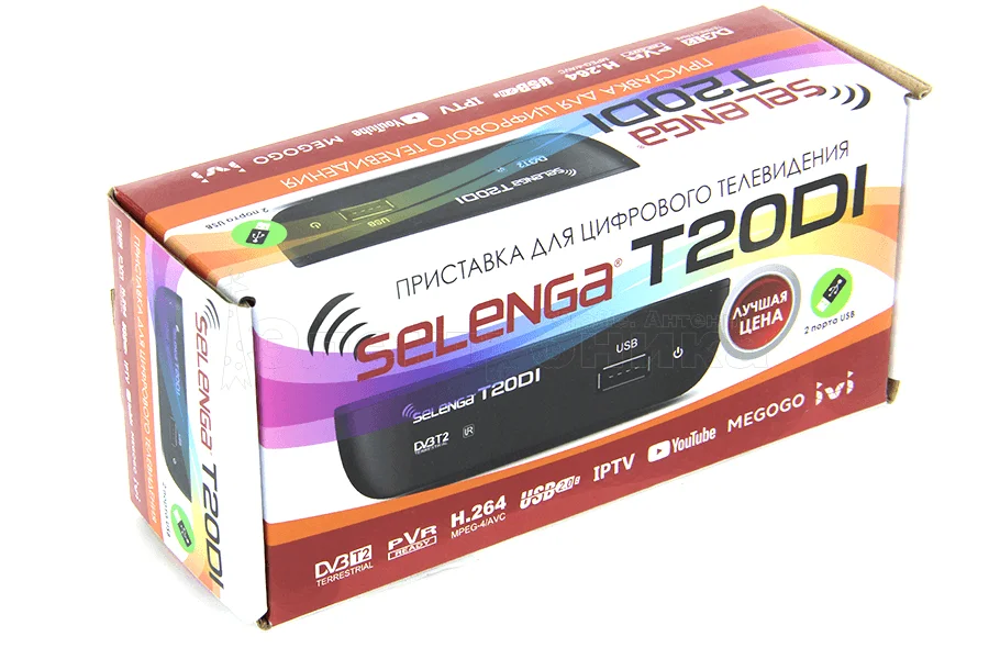 Телевизионная приставка DVB-T2 SELENGA T20DI