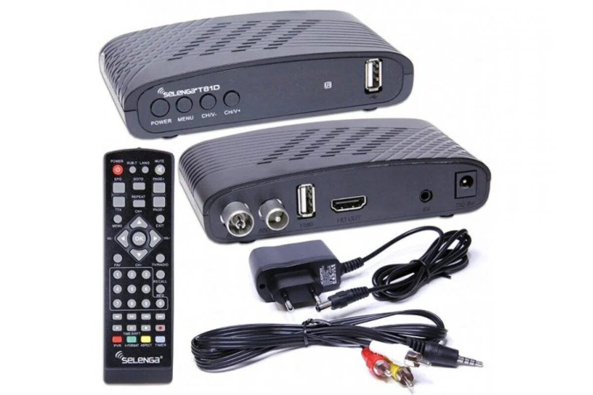 Телевизионные приставки DVB-T2 SELENGA T81D