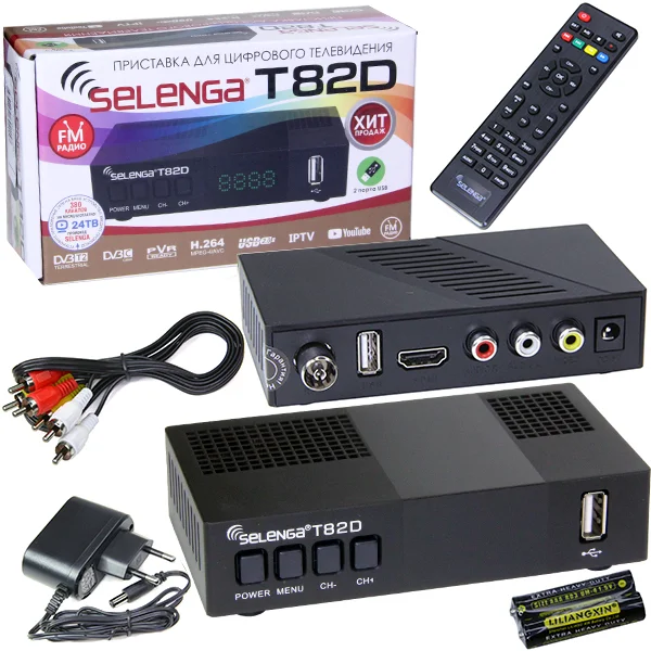 Телевизионные приставки IPTV DVB-T2 SELENGAT82D