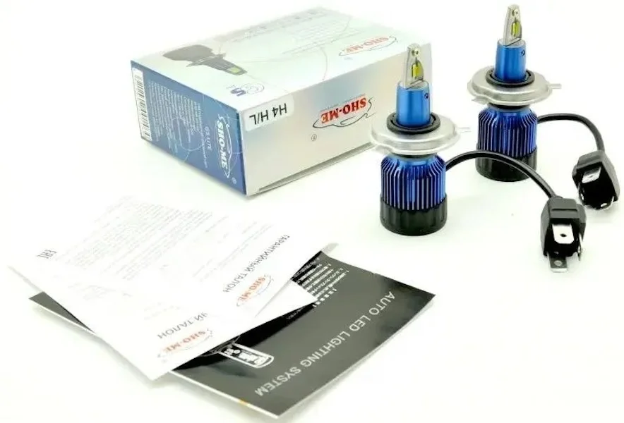 Лампа автомобильная светодиодная Sho-Me G5 Lite LH-H3 H3 9-27В 24Вт (упак.:2шт) 5000K
