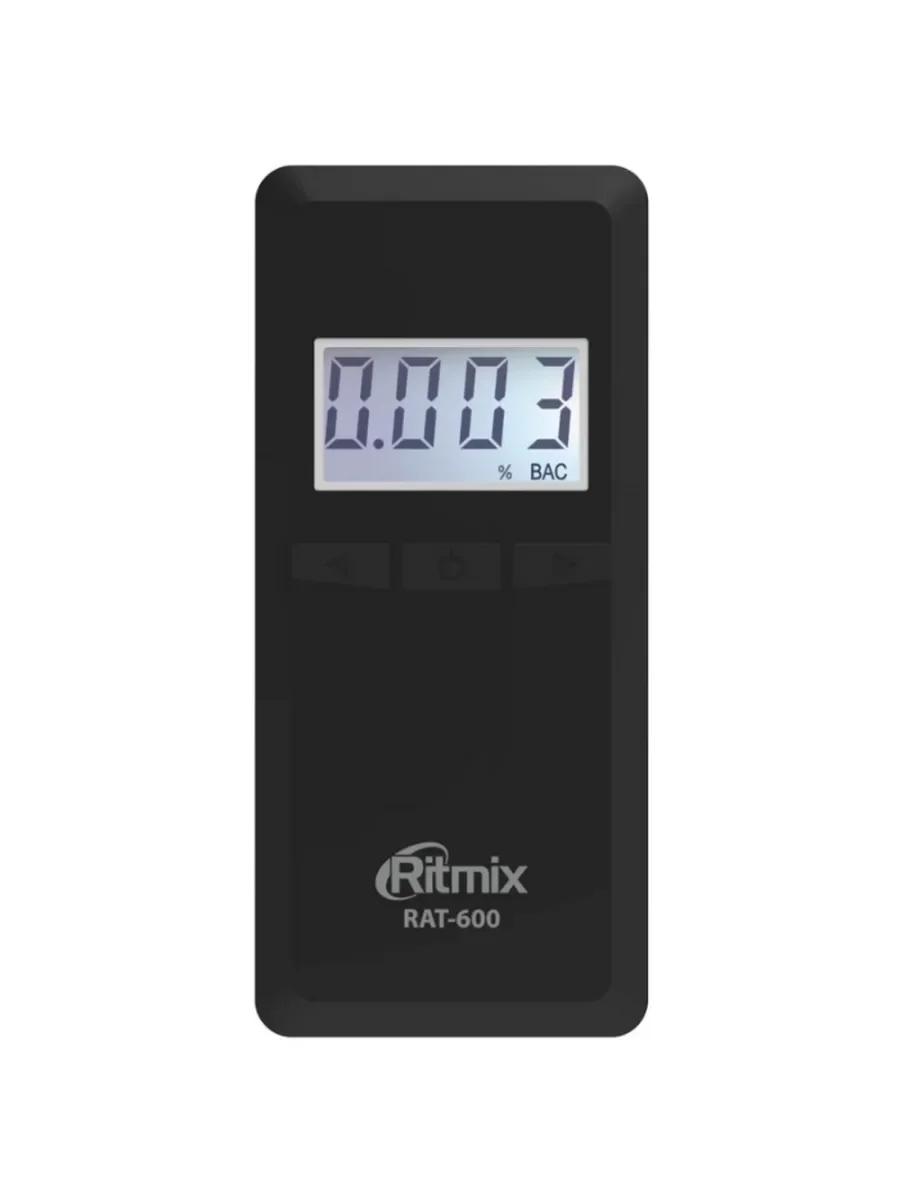 Алкотестер Ritmix RAT-600 электрохимический черный