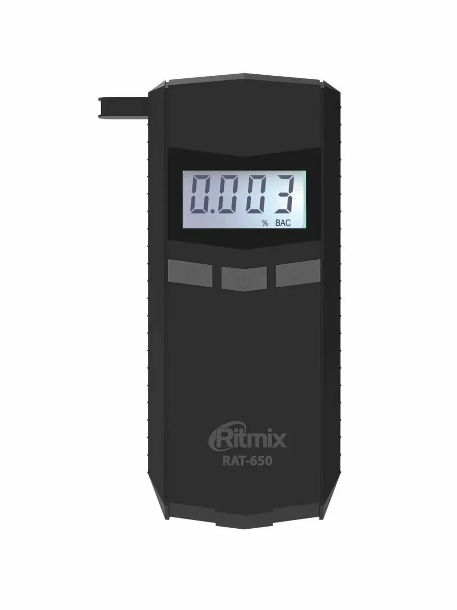Алкотестер Ritmix RAT-650 электрохимический черный
