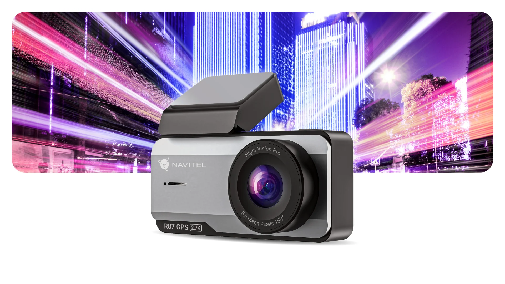 Видеорегистратор Navitel R87 GPS черный 1944x2592 150гр. CV1811H