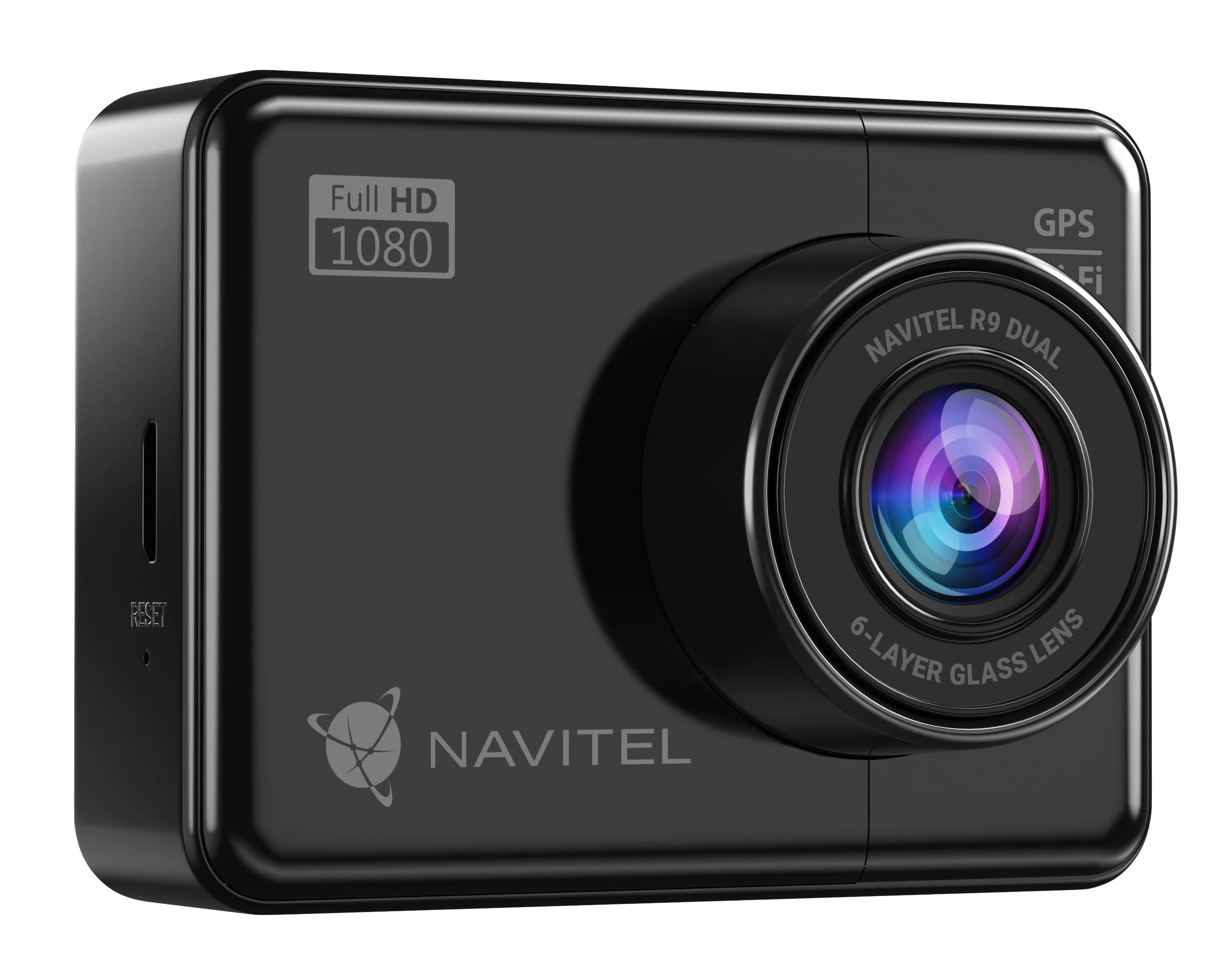Видеорегистратор Navitel R9 DUAL черный 12Mpix 1080x1920 1080p 170гр. GPS
