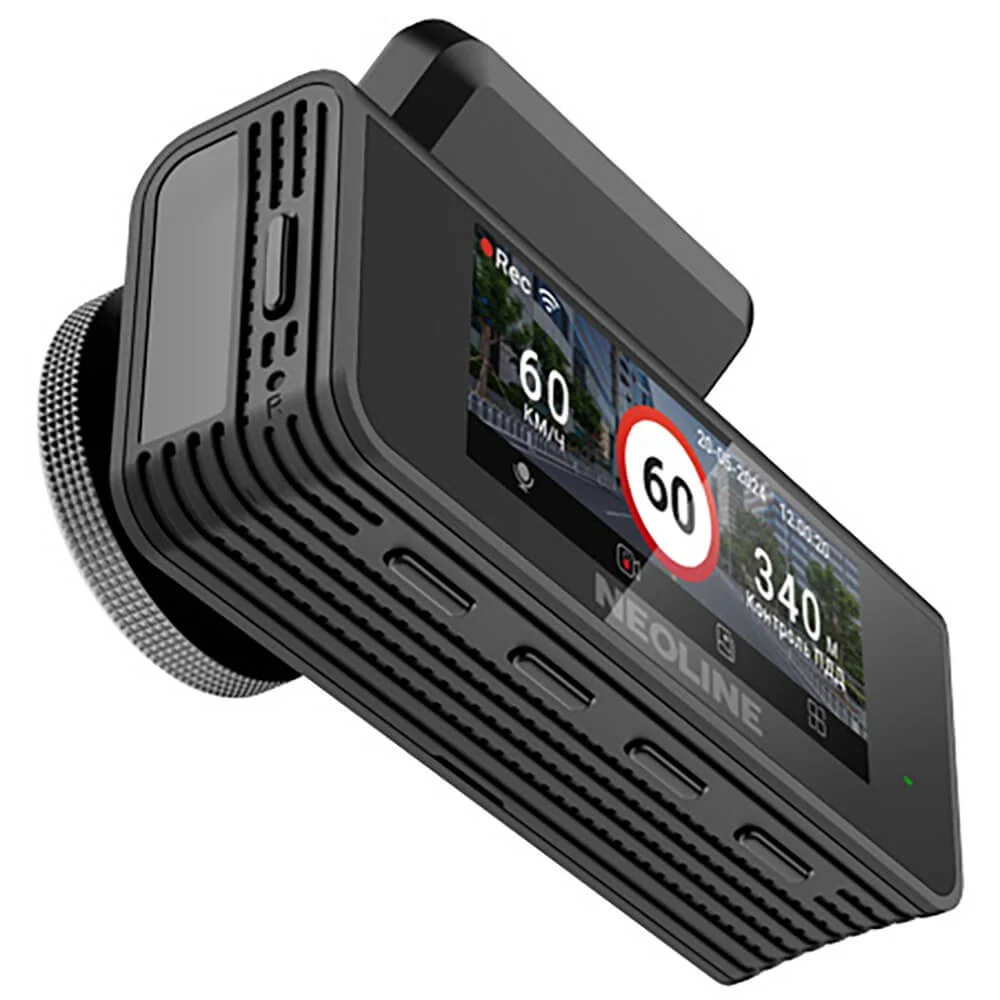 Видеорегистратор Neoline Argus черный 2160x3840 140гр. GPS Sigmastar SSG86296