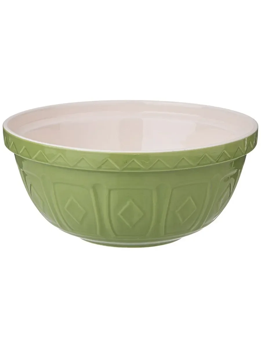 САЛАТНИК ДЛЯ СМЕШИВАНИЯ И СЕРВИРОВКИ LEFARD "KITCHEN PASSION" 20,50 СМ ЗЕЛЕНАЯ (КОР=8ШТ.)